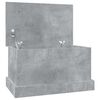 vidaXL F&ouml;rvaringsl&aring;da betonggr&aring; 50x30x28 cm konstruerat tr&auml;