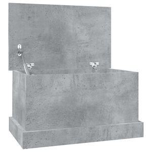 vidaXL F&ouml;rvaringsl&aring;da betonggr&aring; 50x30x28 cm konstruerat tr&auml;