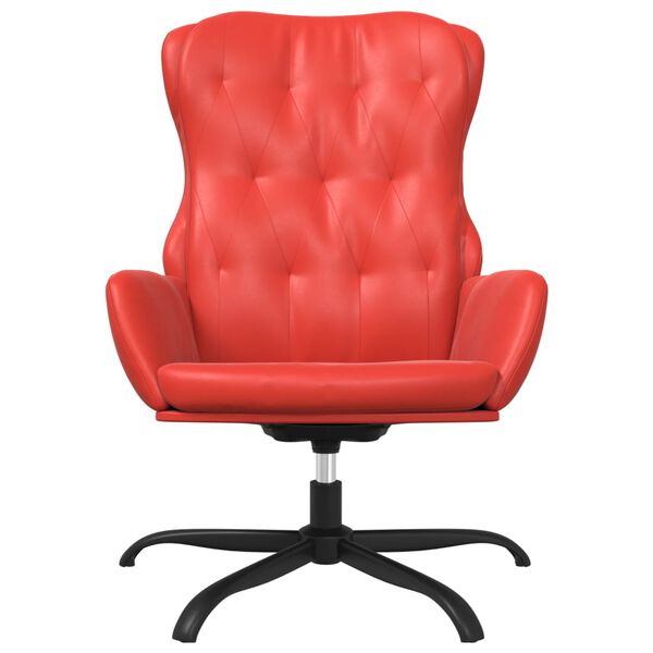 vidaXL Vilstol r&ouml;d konstl&auml;der