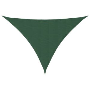 vidaXL Solskydd segel m&ouml;rkgr&ouml;nt 7x5x5 m 100% polyester oxford
