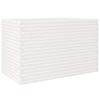 vidaXL Odlingsl&aring;da vit 110x60x68,5 cm massiv furu