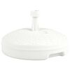 vidaXL Parasollfot sand/vattenfylld 20 L vit plastrotting