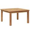 vidaXL Kaffeebord Brun 60 x 60 x 36 cm Massivt teaktr&auml;