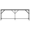 vidaXL Konsolbord svart 200x29x75 cm konstruerat tr&auml;