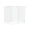vidaXL H&auml;ngande myggn&auml;t 156 mesh vit 220x150x180 cm
