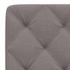 vidaXL Headboard Cushion Taupe 80 cm Fabric