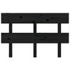 vidaXL S&auml;nggavel svart 124x3x81 cm massiv furu