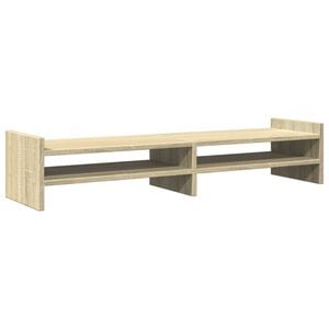 vidaXL Sk&auml;rmst&auml;ll sonoma-ek 100x27x20 cm konstruerat tr&auml;