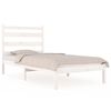 vidaXL S&auml;ngram vit massiv furu 100x200 cm enkels&auml;ng