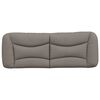 vidaXL Headboard Cushion "Hvar" Taupe 120 cm Fabric