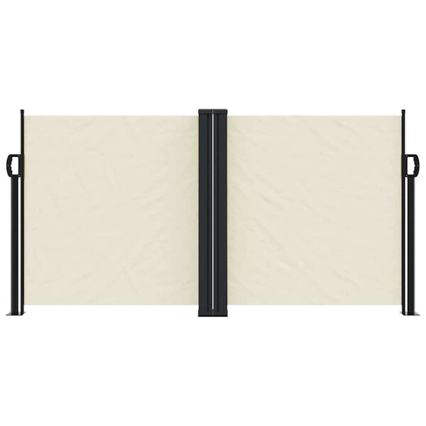 vidaXL Inf&auml;llbar sidomarkis gr&auml;ddvit 120x1200 cm