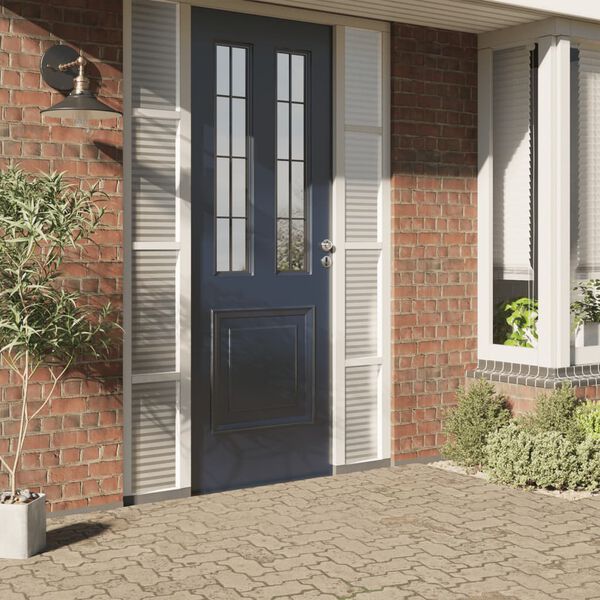 vidaXL F&ouml;nsterfilmer frostad randig design PVC