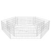 vidaXL Hexagonal planteringsgabion upphöjd 200x173x40 cm