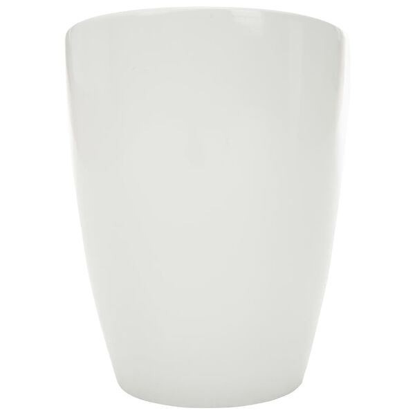 vidaXL Förvaringspall vit och röd konstläder