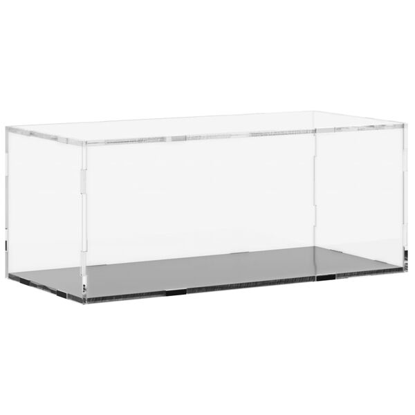 vidaXL Displaylåda transparent 34x16x14 cm akryl