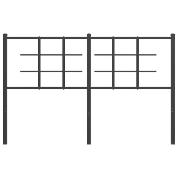 vidaXL Ers&auml;ttningsgavel metall svart 140 cm