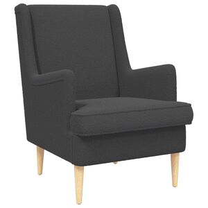 vidaXL F&aring;t&ouml;lj M&ouml;rkgr&aring; Boucl&eacute;
