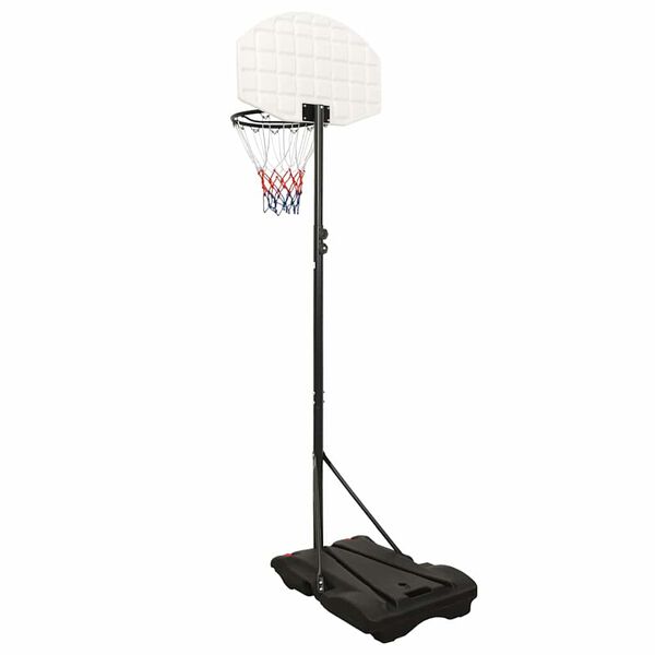 vidaXL Basketkorg med stativ vit 216-250 cm polyeten