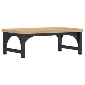 vidaXL Sk&auml;rmst&auml;ll sonoma-ek 37x23x14 cm konstruerat tr&auml;
