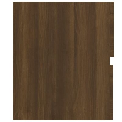 vidaXL Handfatsskåp brun ek 80x38,5x45 cm konstruerat trä