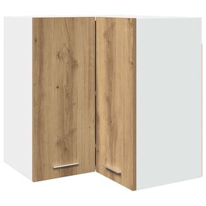 vidaXL V&auml;ggsk&aring;p h&ouml;rn &ldquo;Lyon&rdquo; artisian ek 57x57x60 cm konstruerat tr&auml;