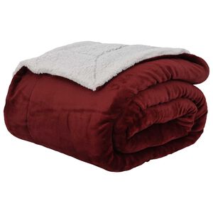 vidaXL Filt Bordeaux R&ouml;d 130 x 150 cm 1 kg Fleece