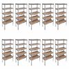 Hylla f&ouml;rvaring 90x40x180 cm 10-pack