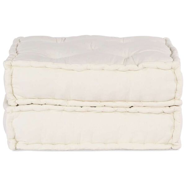 vidaXL Modul&auml;r soffa kr&auml;mf&auml;rgat tyg 70x70x36