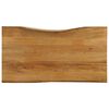 vidaXL Bordsskiva 100x60x3,8 cm levande kant massivt mangotr&auml;