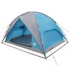 vidaXL Campingt&auml;lt med Regn&ouml;verdrag Vattent&aring;lig Bl&aring; 310 x 245 x 160 cm