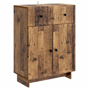 vidaXL Sideboard Gammalt tr&auml; 66 x 34,5 x 90 cm Konstruerat tr&auml;