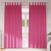 vidaXL Mörkläggningsgardiner med Ringar 2 pcs Klart Pink 245 x 140 cm
