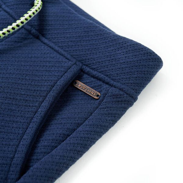 Barnshorts med snöre mörkblå 116