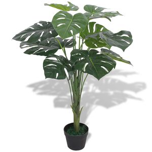 vidaXL Konstv&auml;xt Monstrera med kruka 70 cm gr&ouml;n