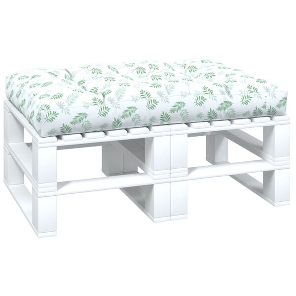 vidaXL Palldyna bladm&ouml;nster 120x80x12 cm tyg