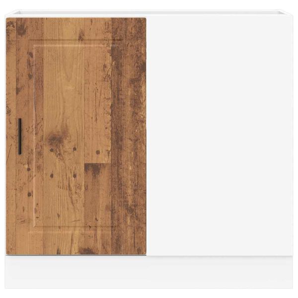 vidaXL Bassk&aring;p f&ouml;r k&ouml;k Porto &aring;ldrat tr&auml; konstruerat tr&auml;