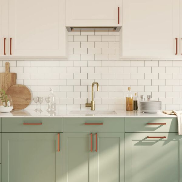 vidaXL Sk&aring;phandtag 20 st brons 160 mm rostfritt st&aring;l