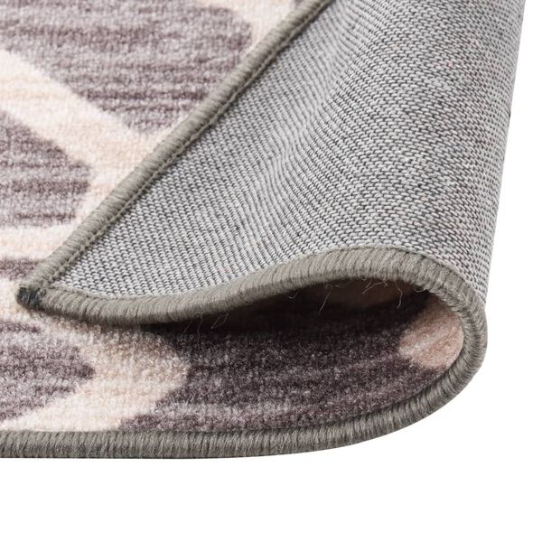 vidaXL G&aring;ngmatta brun 80x350 cm