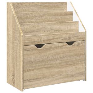 vidaXL Barnbokhylla Sonoma-ek 60 x 29,5 x 69 cm Konstruerat tr&auml;