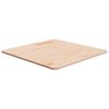 vidaXL Fyrkantig bordsskiva 60x60x1,5 cm obehandlad massiv ek