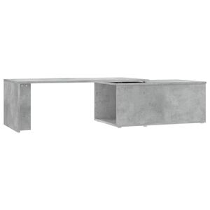 vidaXL Soffbord betonggr&aring; 150x50x35 cm konstruerat tr&auml;