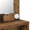 vidaXL S&auml;ngrum Smyckesbord med l&aring;da Gammalt tr&auml; 80 x 39,6 x 135 cm