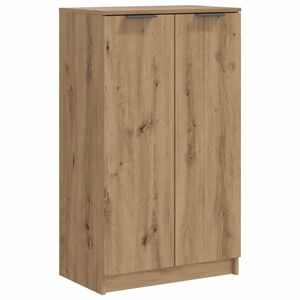 vidaXL Skosk&aring;p artisian ek 59x35x100,5 cm konstruerat tr&auml;
