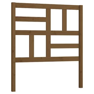 vidaXL S&auml;nggavel honungsbrun 81x4x104 cm massiv furu