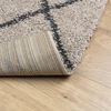vidaXL Ryamatta PAMPLONA l&aring;ng lugg modern beige & antracit 100x200 cm
