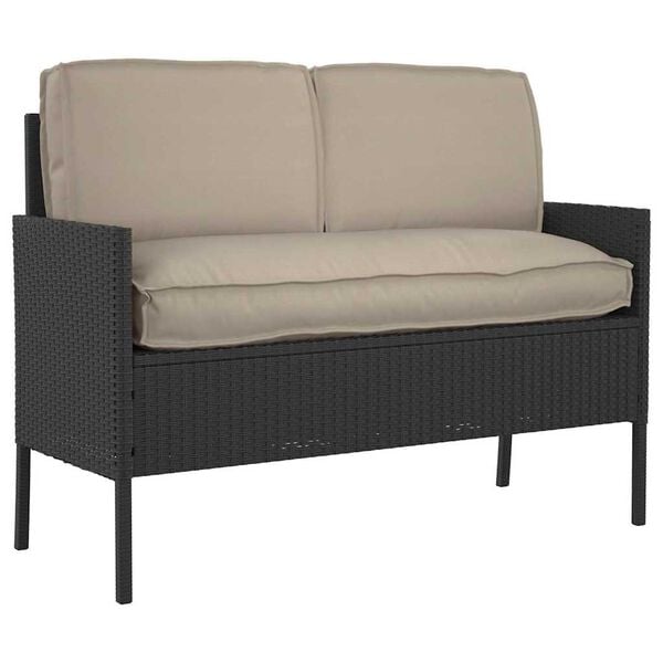 vidaXL Kuddsats 3 pcs Taupe Oxford Tyg