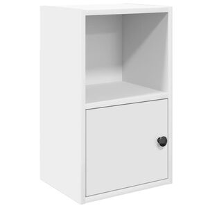 vidaXL Bokhylla vit 31x24x52 cm konstruerat tr&auml;