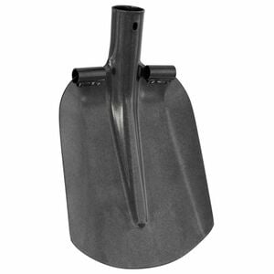 vidaXL Skyffelhuvud Silver 33 x 21 cm Pulverlackerat st&aring;l