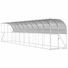 vidaXL H&ouml;nshus mot V&auml;gg Silver 600 x 150 x 215 cm Galvaniserat st&aring;l