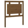 vidaXL S&auml;nggavel honungsbrun 80,5x4x100 cm massiv furu
